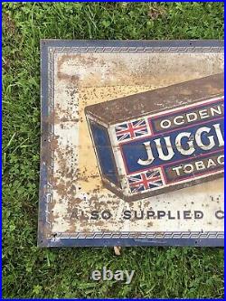 Vintage Ogdens Tin Advertising Sign Not Enamel Sign Automobillia