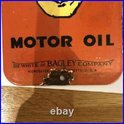 Vintage Oilzum Motor Oil Enamel Sign 28cm X 13 Vm