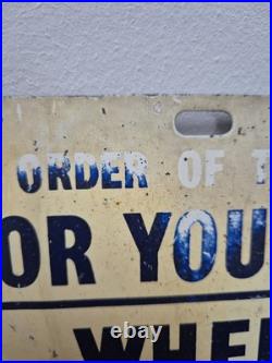 Vintage Original Autobrite not Enamel Sign