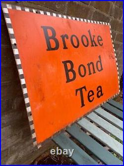 Vintage Original Brooke Bond Tea Enamel Sign