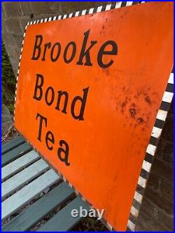 Vintage Original Brooke Bond Tea Enamel Sign