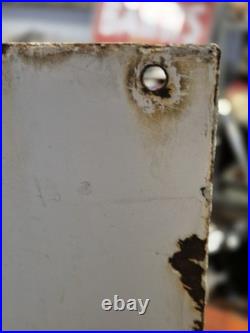 Vintage Original Clarion Caterers Enamel Advertising Sign 46x46cm