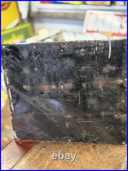 Vintage Original Clarion Caterers Enamel Advertising Sign 46x46cm