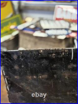 Vintage Original Clarion Caterers Enamel Advertising Sign 46x46cm