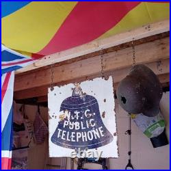 Vintage Original Enamel Advertising Sign