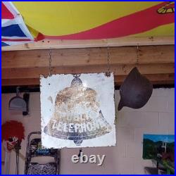 Vintage Original Enamel Advertising Sign