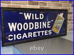Vintage Original Enamel Sign