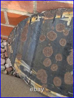 Vintage Original Enamel Sign Alexander & Duncan Ltd Leominster 12 x 20