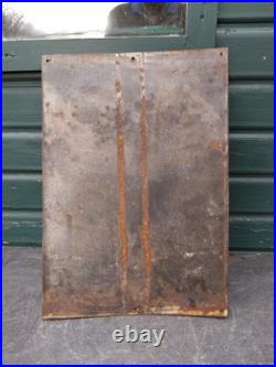 Vintage Original Enamel Sign FIRE DANGER