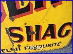 Vintage Original Enamel Welsh Ringers Tobacco Sign Rare