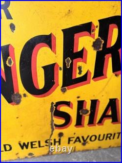 Vintage Original Enamel Welsh Ringers Tobacco Sign Rare