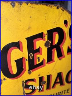 Vintage Original Enamel Welsh Ringers Tobacco Sign Rare