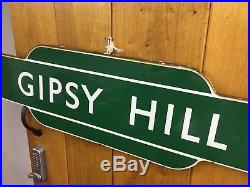 Vintage Original Gipsy Lane Enamel Sign Wall Art Decorative Antique Signs