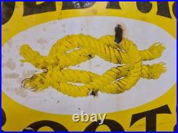 Vintage Original Holdfast Boots Enamel Advertising Sign