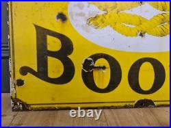 Vintage Original Holdfast Boots Enamel Advertising Sign