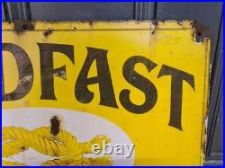 Vintage Original Holdfast Boots Enamel Advertising Sign