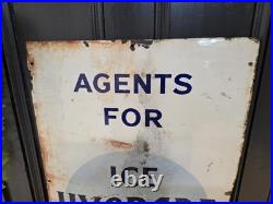 Vintage Original Hygrade Ice Cream Enamel Advertising Sign 30 x 20 inches