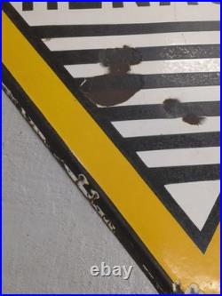 Vintage Original Large Enamel Steel, Renault Sign 117x79.5Cm