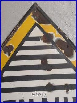 Vintage Original Large Enamel Steel, Renault Sign 117x79.5Cm