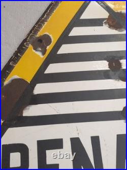 Vintage Original Large Enamel Steel, Renault Sign 117x79.5Cm