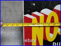 Vintage Original Nosegay Double Sided Enamel Advertising Sign