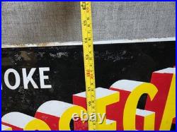 Vintage Original Nosegay Double Sided Enamel Advertising Sign