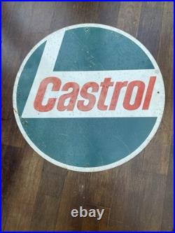 Vintage Original castrol Enamel Garage Sign