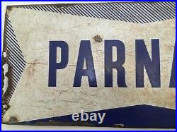Vintage PARNALL Enamel Sign Possible Aircraft Link
