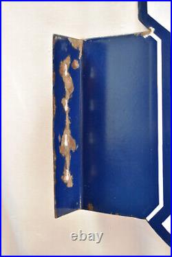 Vintage Pegasus Mobil Oil Standard-Vacuum Enamel Porcelain Sign Board Double Sid