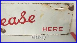 Vintage'Players' Cigarette enamel advertising sign
