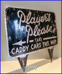 Vintage Players Please Golf Course Sign Not Enamel Advertising Sign Antique Vintage Players Please Golf Course Sign Not Enamel Advertising Sign Antique