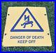 Vintage_Porcelain_Sign_Danger_Of_Death_Keep_Off_Electrical_Mancave_Garden_01_yn