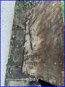 Vintage Pratts Golden Pump Original Enamel Petrol Advertising Sign HUGE RARE