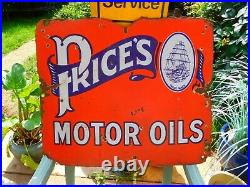 Vintage Price's Motor Oils Enamel Sign