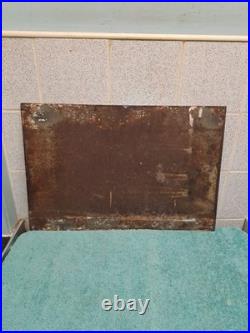 Vintage Private No Footpath Enamel Sign 46cm X 30 Cm