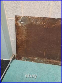 Vintage Private No Footpath Enamel Sign 46cm X 30 Cm