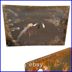 Vintage Problem Cigarettes Enamel Advertising Sign Emaille Plaque Cigarette