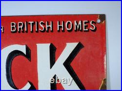 Vintage Puck Matches Enamel Sign BRYANT&MAY Ltd