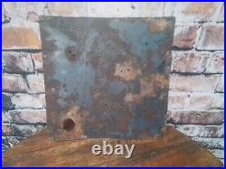 Vintage Pulbis Rusk Dog Biscuit Enamel Sign