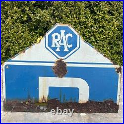 Vintage RAC Garage Parking Collectable Enamel Sign