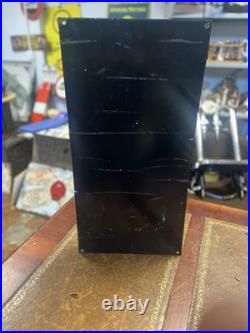 Vintage Rare Esso Red On Black Elephant Kerosene Enamel Advertising Sign 24x12