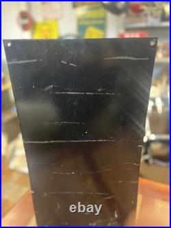 Vintage Rare Esso Red On Black Elephant Kerosene Enamel Advertising Sign 24x12