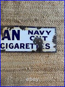 Vintage Rare Original Capstan Cigarettes Tobacco Enamel Advertising Sign