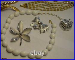 Vintage Retro ALL Signed TRIFARI Lot 1950-80s Earrings Bracelets Necklaces Pins