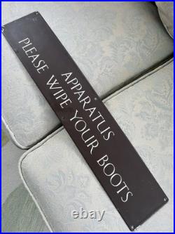 Vintage Retro Advertising Football Rugby Sports Club Changing Room Enamel Sign