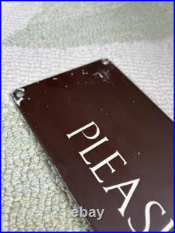 Vintage Retro Advertising Football Rugby Sports Club Changing Room Enamel Sign