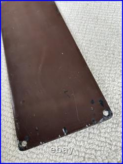 Vintage Retro Advertising Football Rugby Sports Club Changing Room Enamel Sign