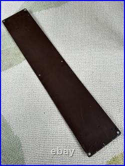 Vintage Retro Advertising Football Rugby Sports Club Changing Room Enamel Sign