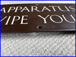 Vintage Retro Advertising Football Rugby Sports Club Changing Room Enamel Sign