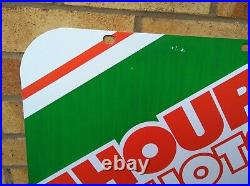 Vintage Retro c1970s 1-Hour-Photo x2 Sided Genuine Metal Shop Advertising Sign Vintage Retro c1970s 1-Hour-Photo x2 Sided Genuine Metal Shop Advertising Sign
